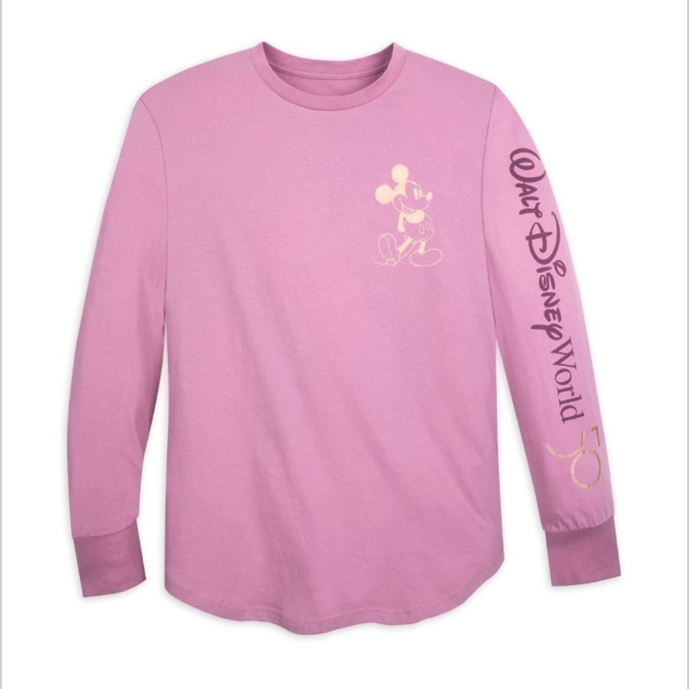 Walt Disney World 50th Anniversary Earidescent Collection Long Sleeve for Adults